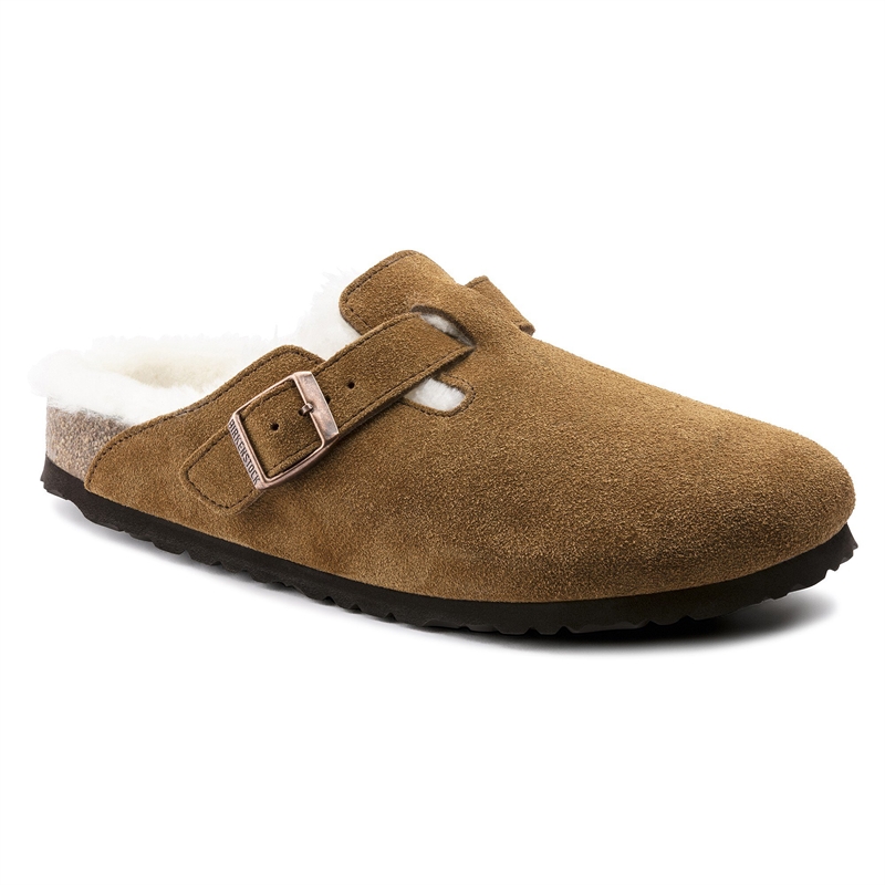 BIRKENSTOCK BOSTON PÄLS SMAL FIT MINK