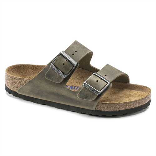 BIRKENSTOCK ARIZONA BS SMAL FIT MJUK BLEKAD KHAKI