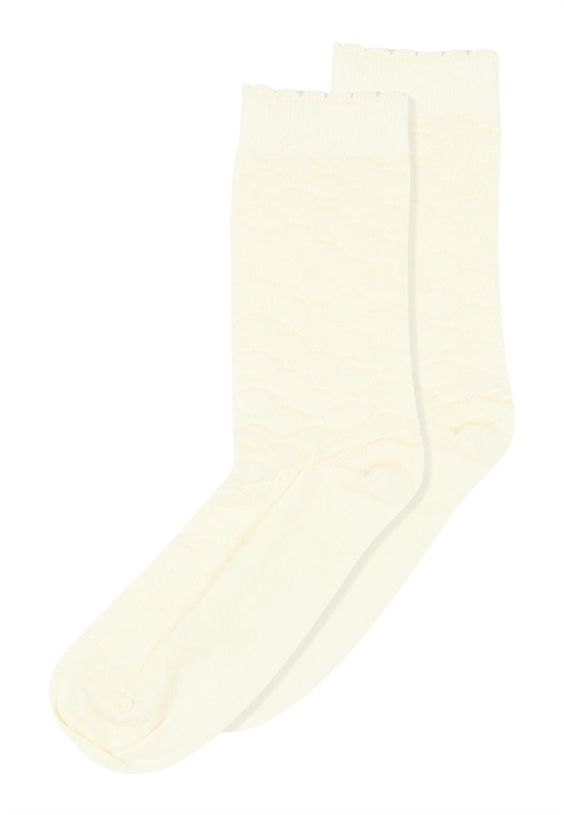 MP DENMARK GRACE SOCKS SNÖVIT