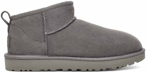 UGG W CLASSIC ULTRA MINI GRÅ