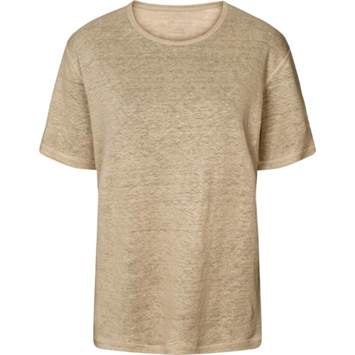 GAI+LISVA NYNNE S/S T-SHIRT I LINEN CHINCHILLA