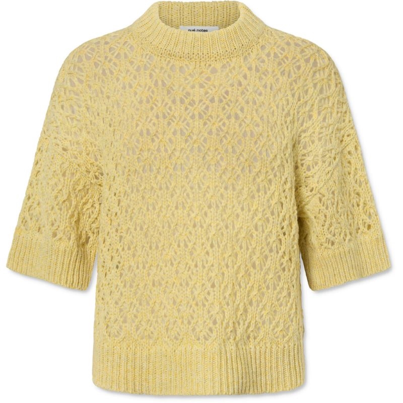 NUE NOTES WAYLEN CREWNECK CREME BRULEE