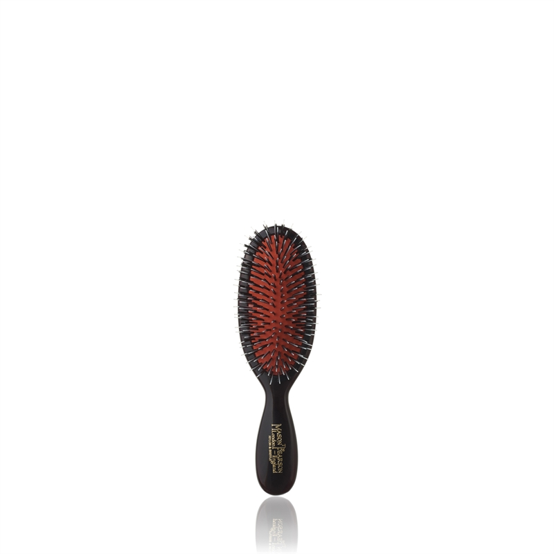 MASON PEARSON BN4 FICKA BRISTLE NYLON MÖRK RUBY