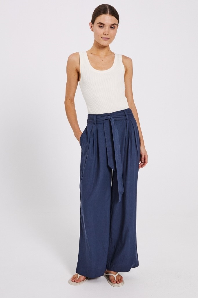 NORR ESMA WIDE PANTS MARINE