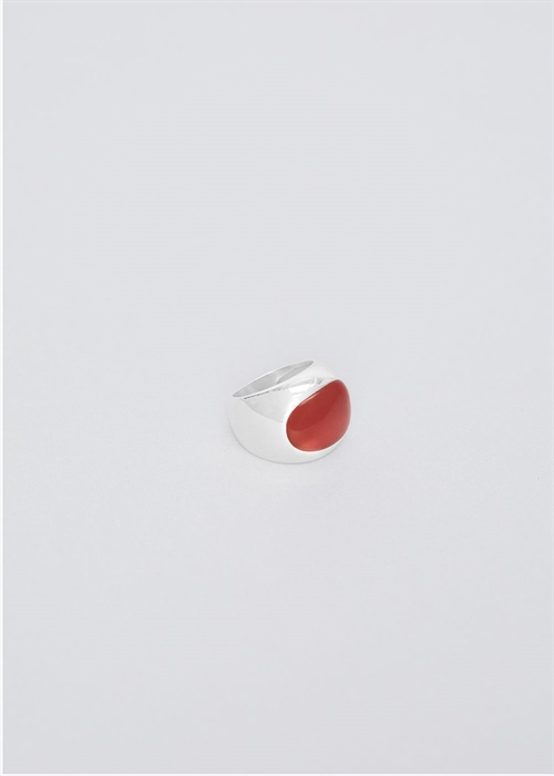 TRINE TUXEN FLARE RING SILVER