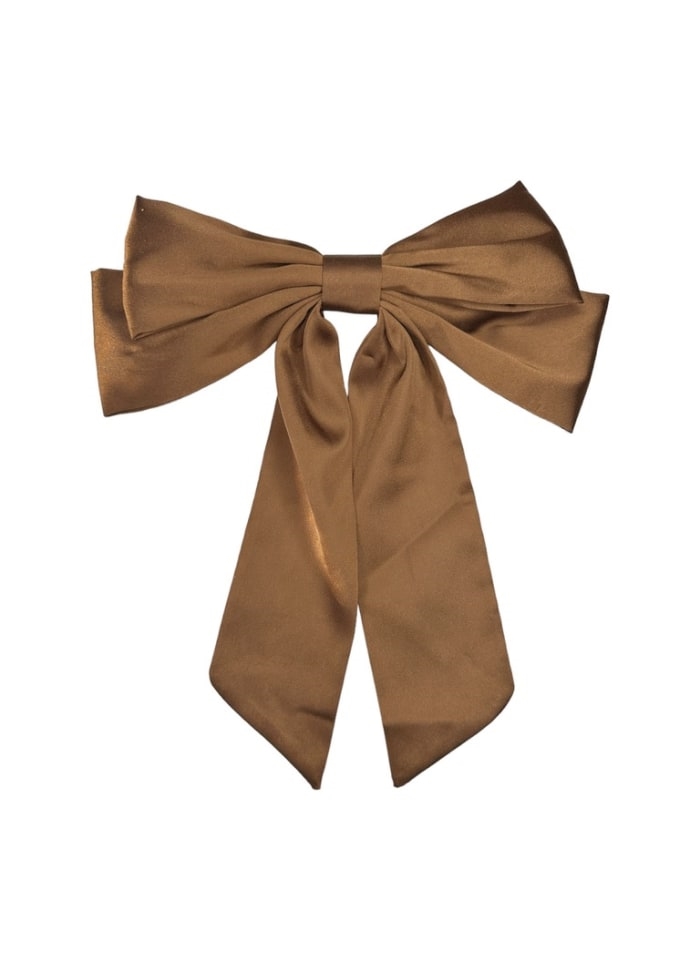 PICO ISABELLA BOW BERETTE COGNAC