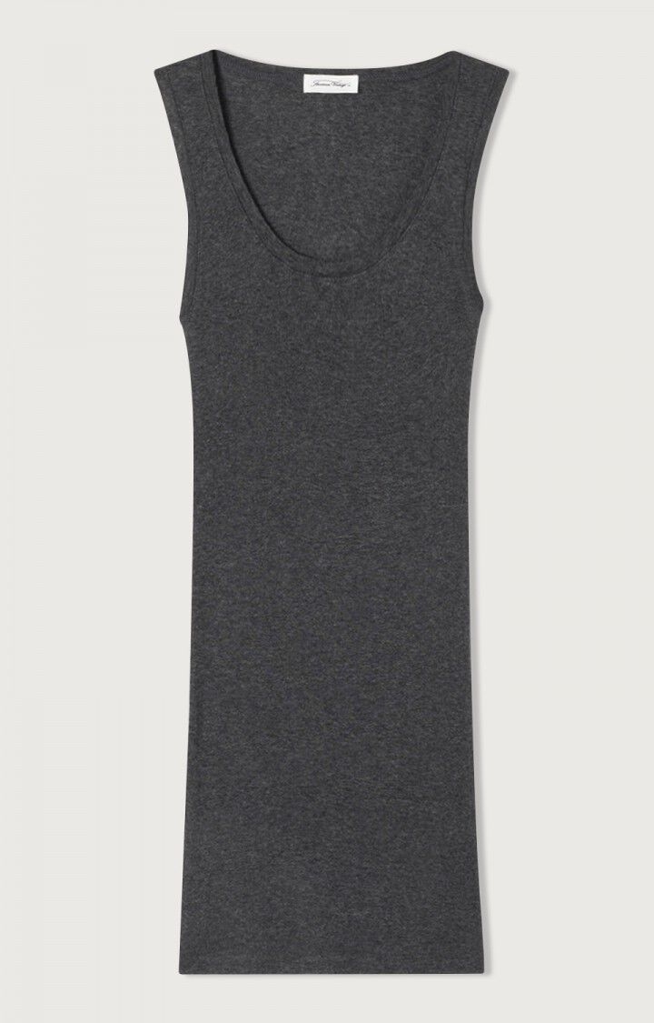 AMERICAN VINTAGE MAS00 TANK TOP CHARCOAL MELANGE