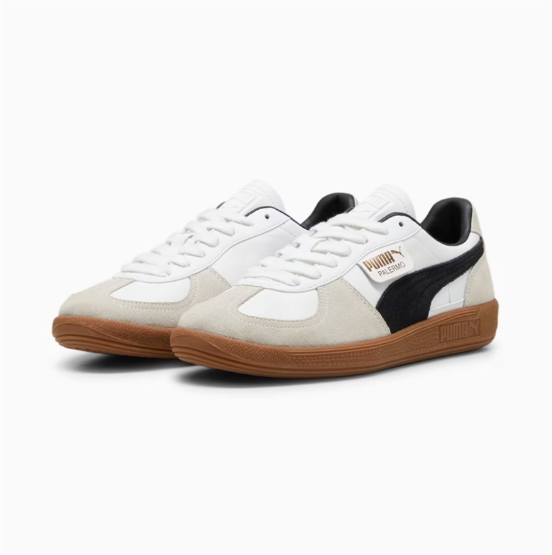 PUMA PALERMO LTH SNEAKERS VIT GRÅ GUMMI