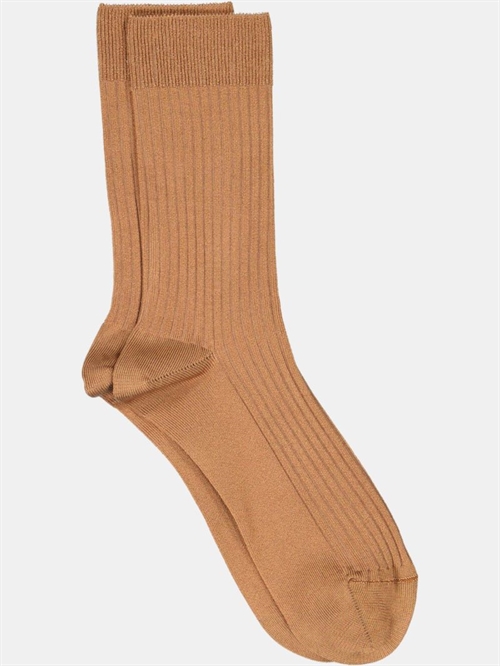 MRS HOSIERY SILKY RIBBED CLASSIC SOCK CANAMON