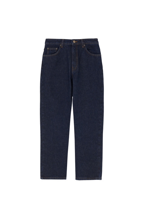 SKALL STUDIO ALLISON CROPPED JEANS INDIGO BLÅ DENIM