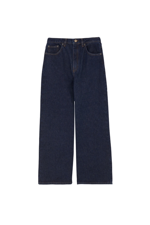 SKALL STUDIO WILOW WIDE JEANS INDIGO BLÅ DENIM