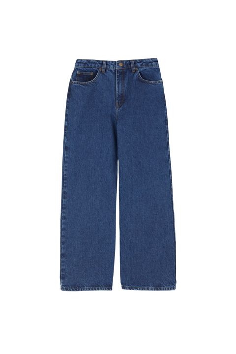 SKALL STUDIO WILLOW WIDE LEG JEANS MELLAN BLÅ DENIM