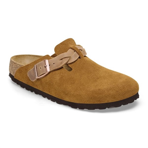 BIRKENSTOCK BOSTON FLÄTAD SMAL MINK