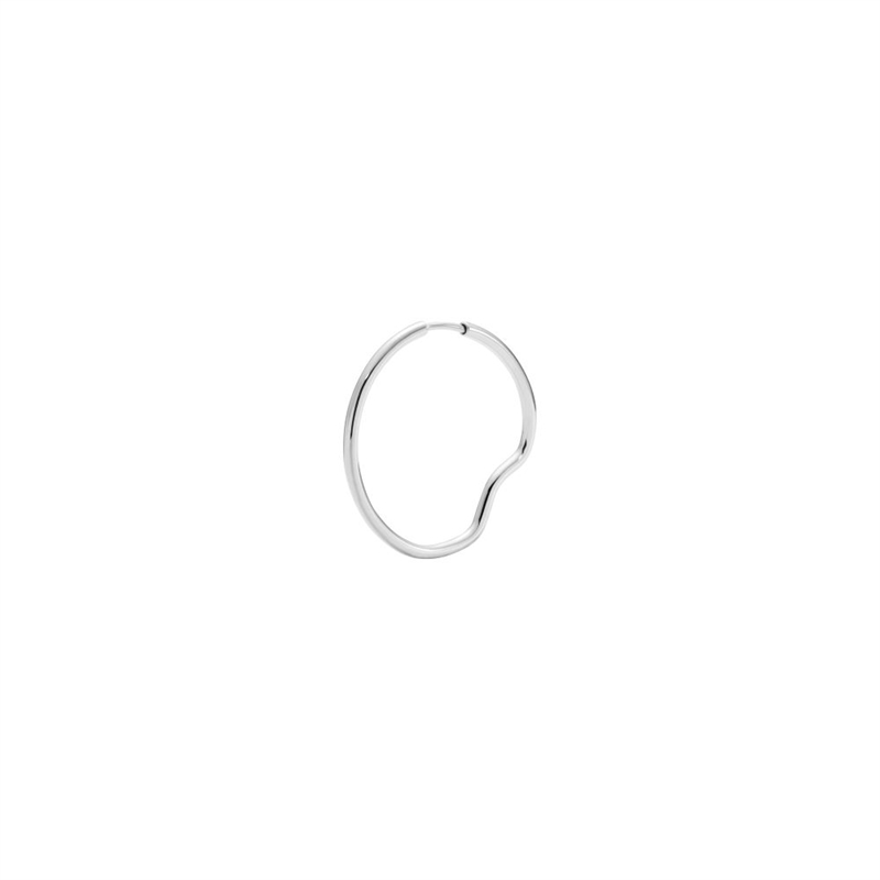 MARIA BLACK COPENHAGEN 25 HOOP SILVER